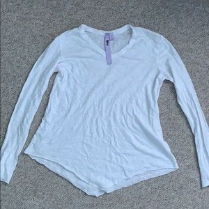 white long sleeve shirt